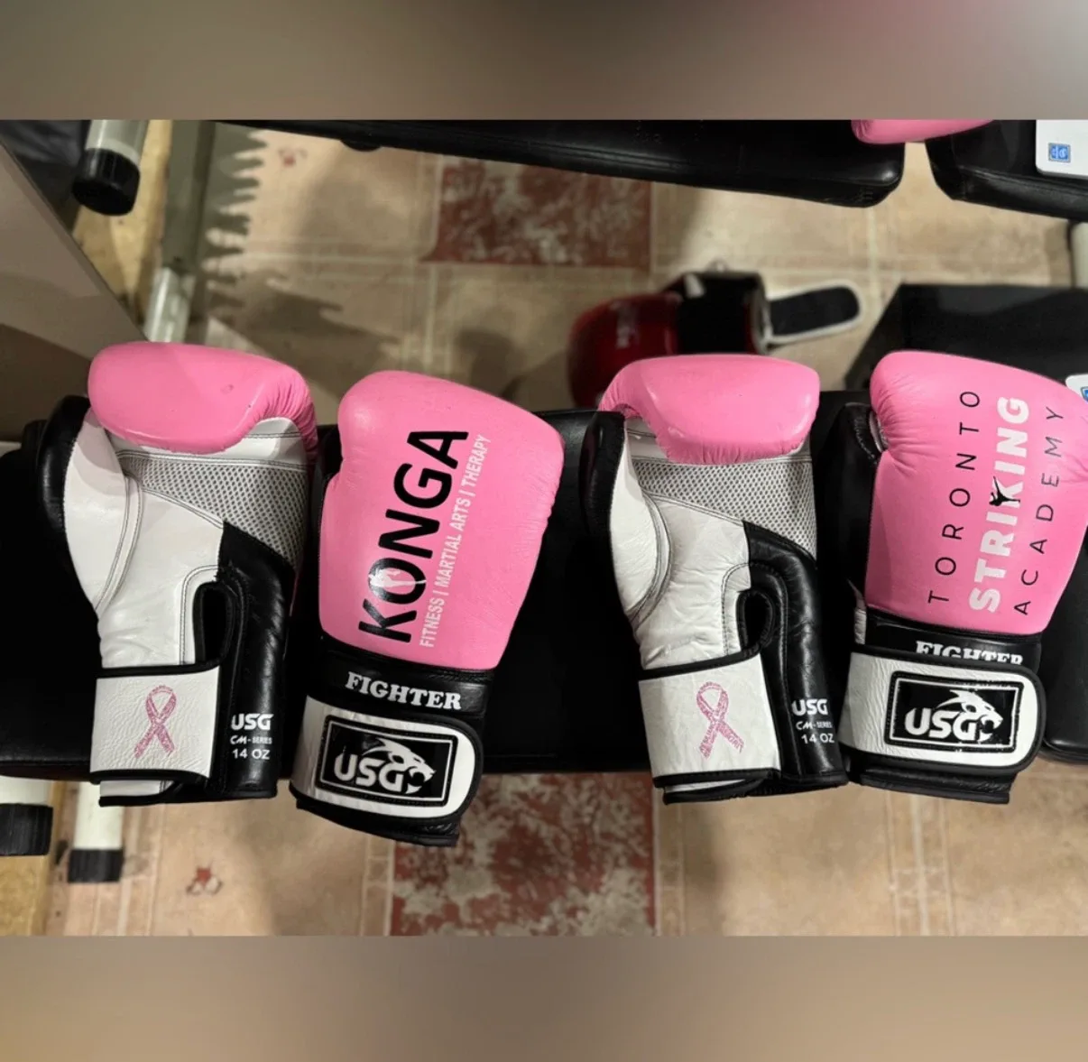 USG Fighter Boxing Gloves - 14 oz - photo 4