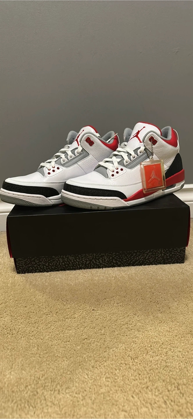 Jordan 3 Fire Red size 11 (DS) - photo 2