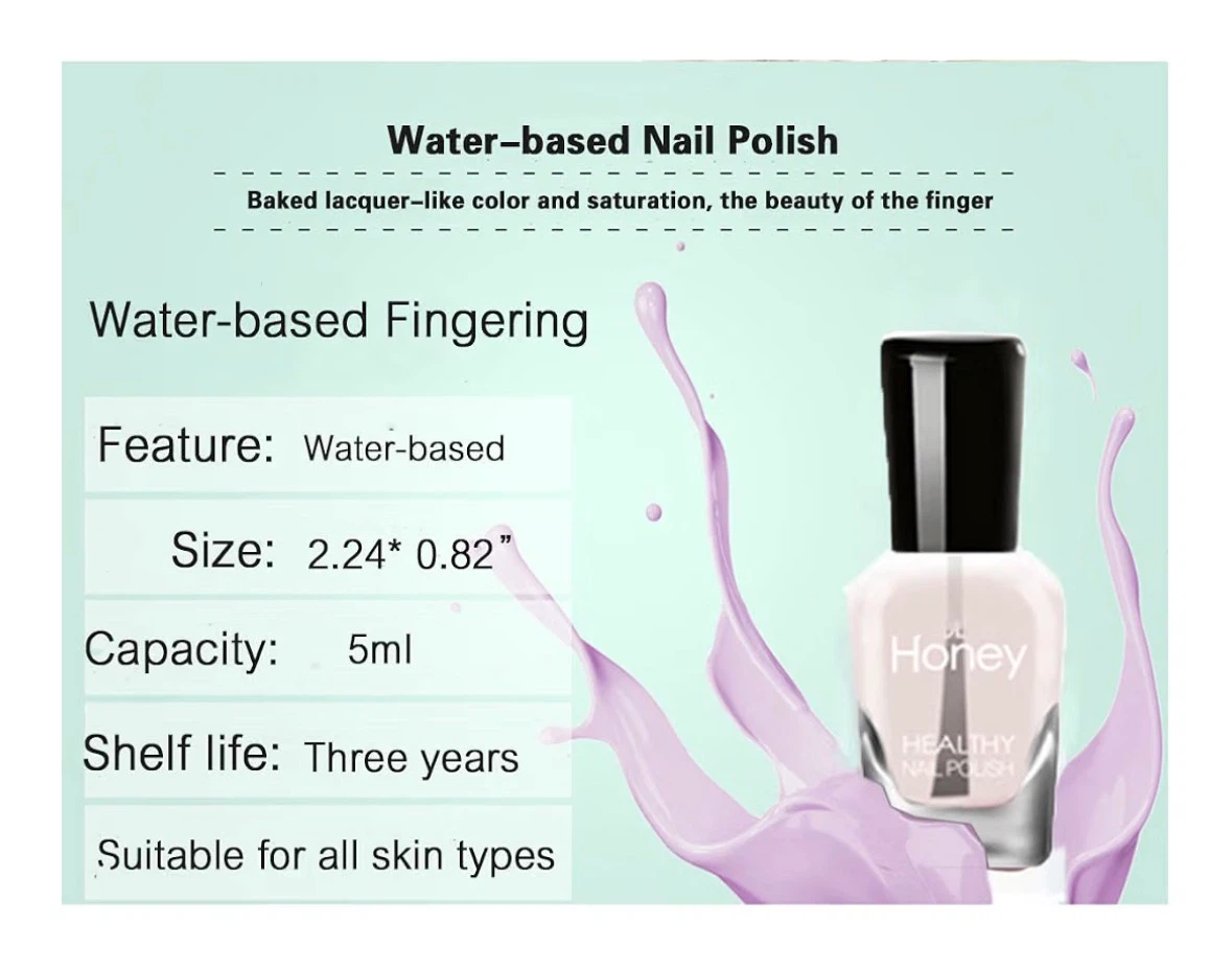 Non Toxic Nail Polish Set, Easy Peel Off and Fast Dry - photo 4