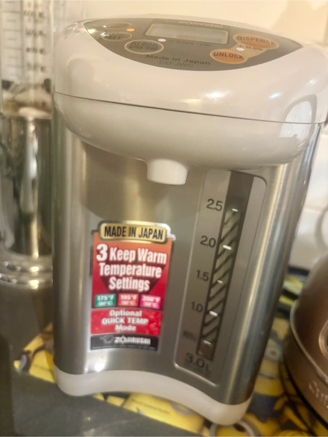 Zojirushi CD-JWC Electric Water Boiler