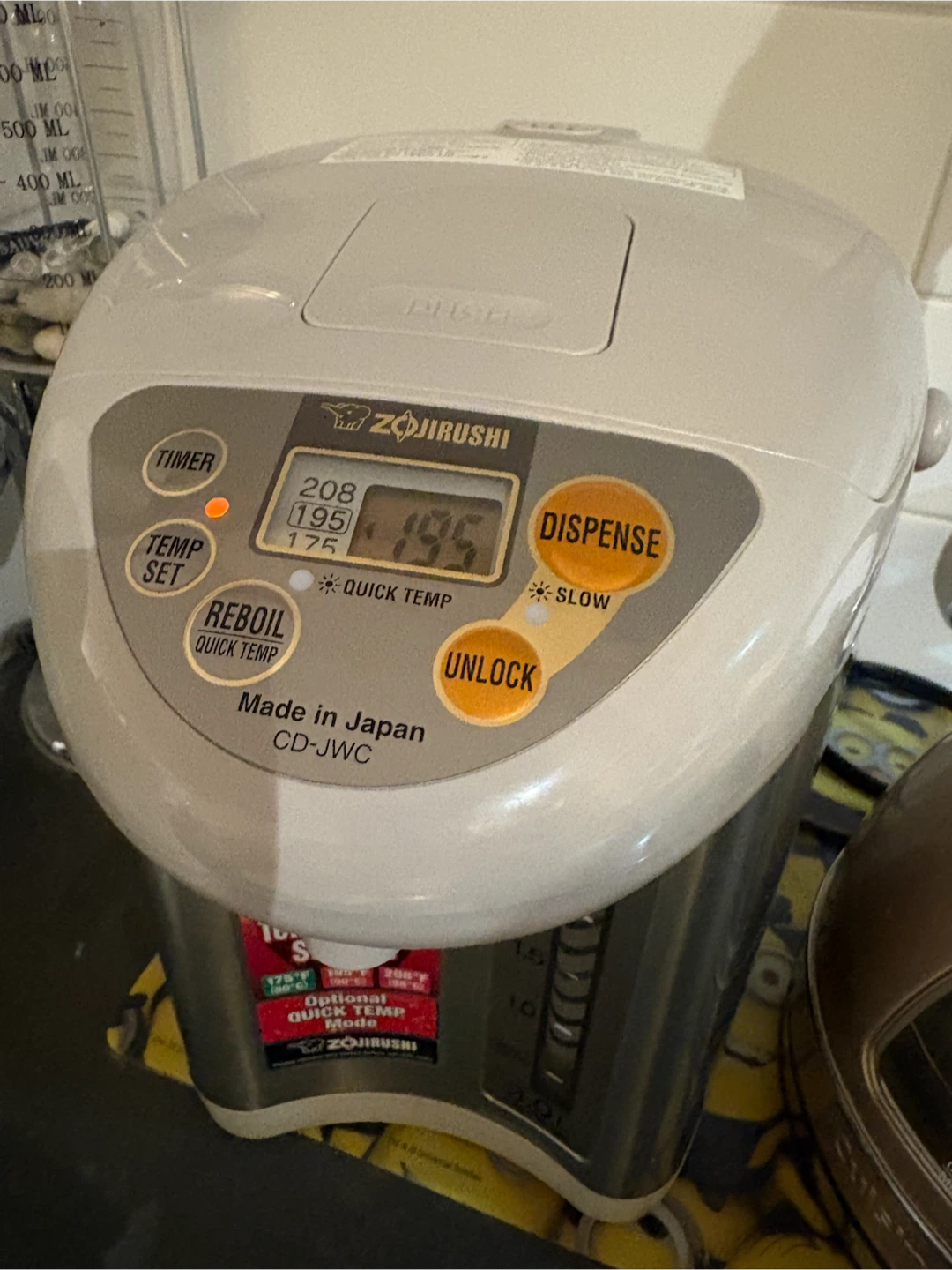 Zojirushi CD-JWC Electric Water Boiler - photo 2