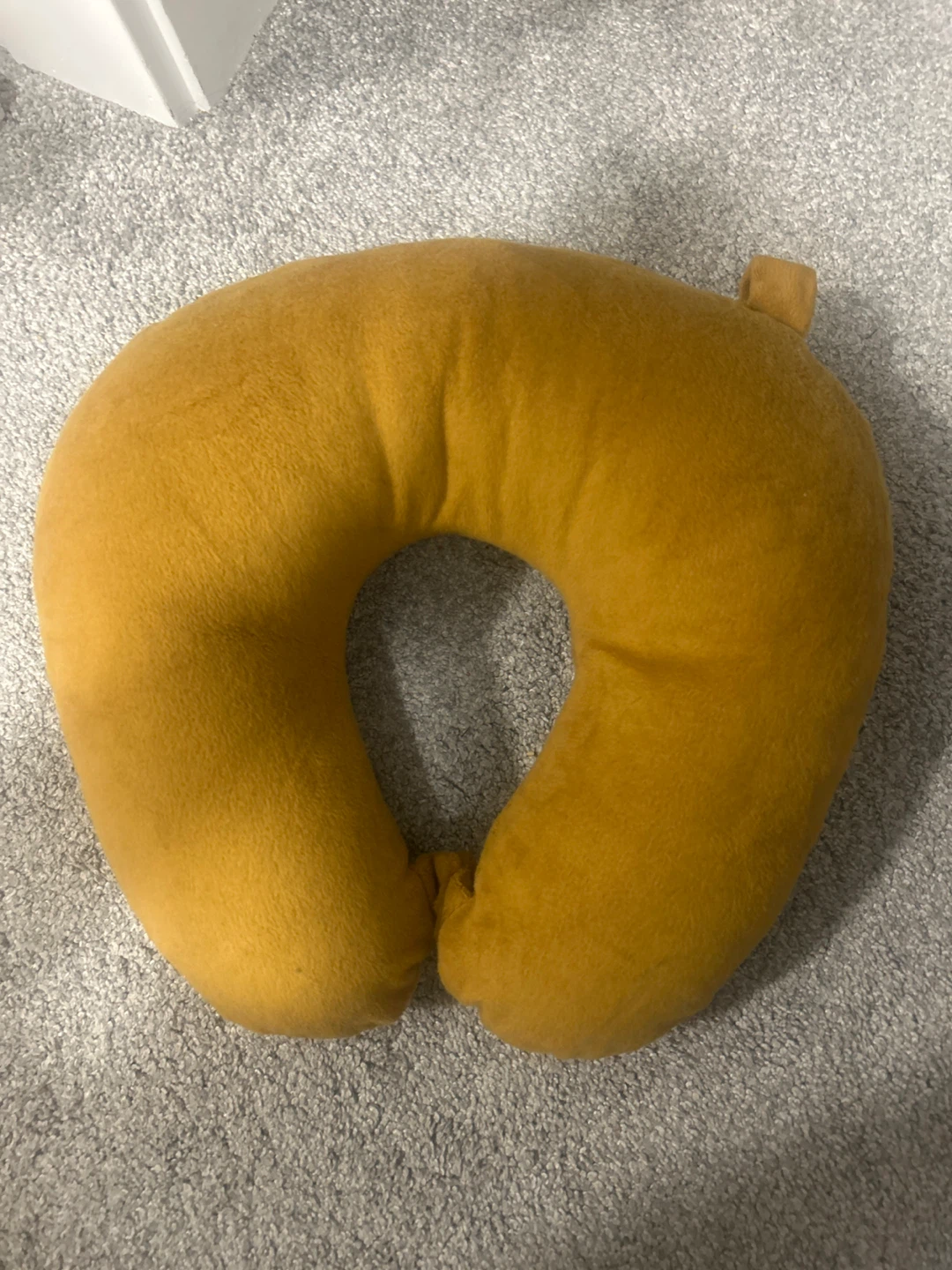 Mustard Yellow Travel Neck Pillow