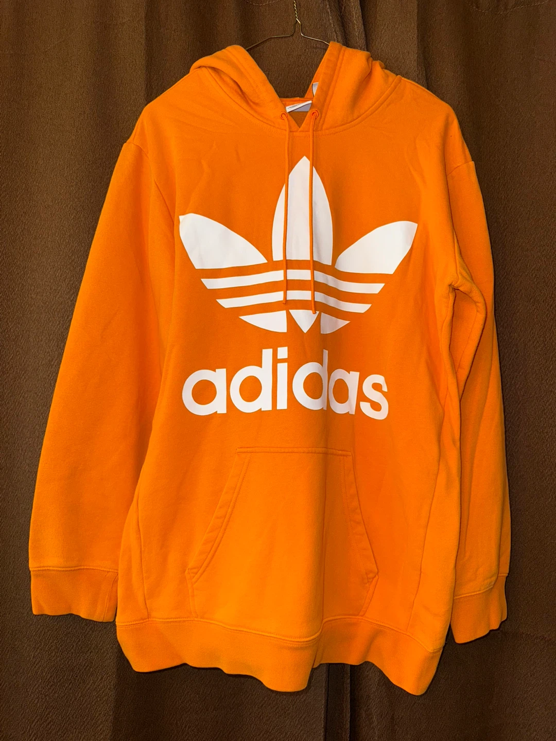 Orange Adidas Originals Trefoil Hoodie