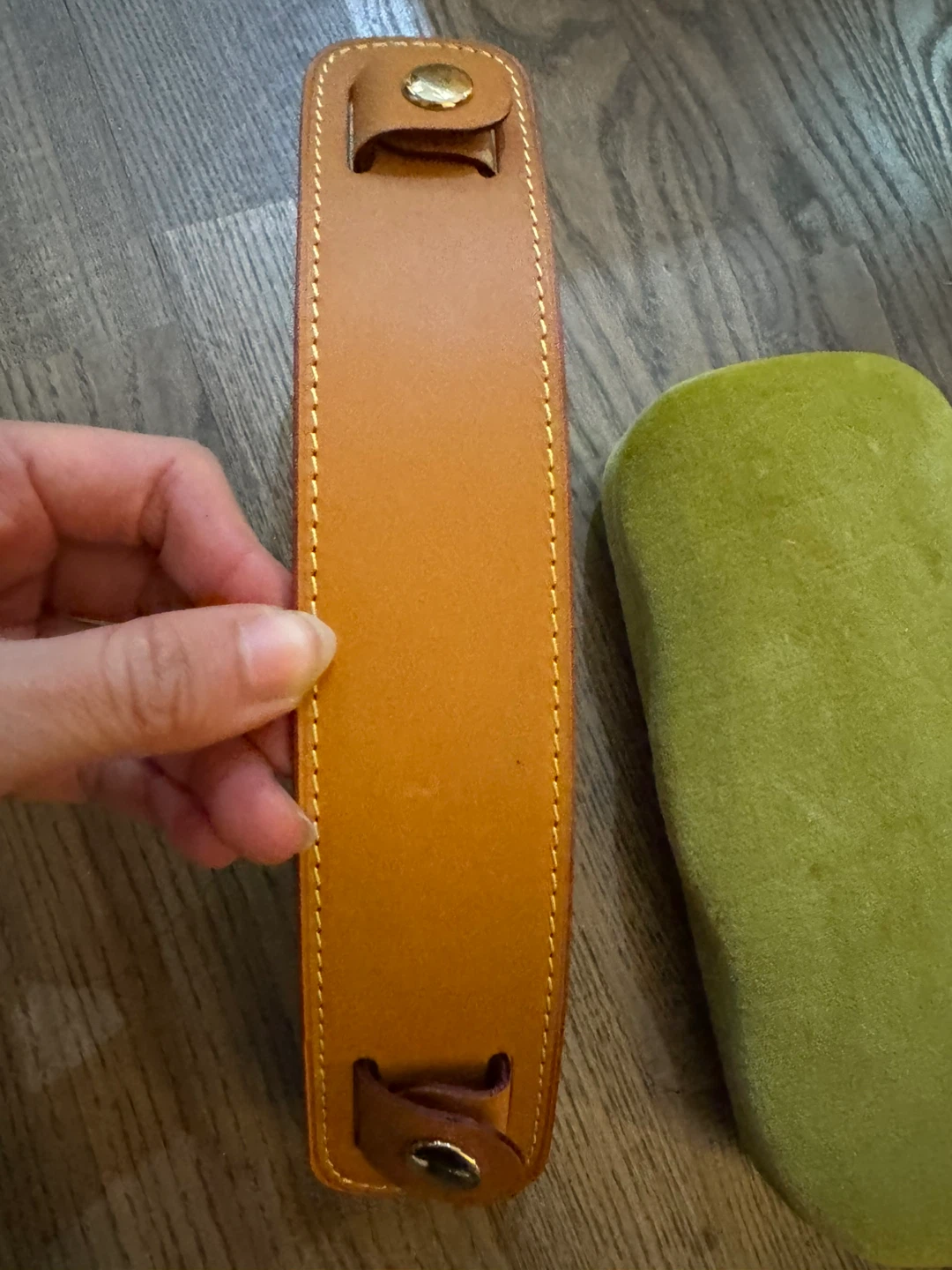 Pressure-Resistant Widened Leather Tote Bag Strap - photo 4