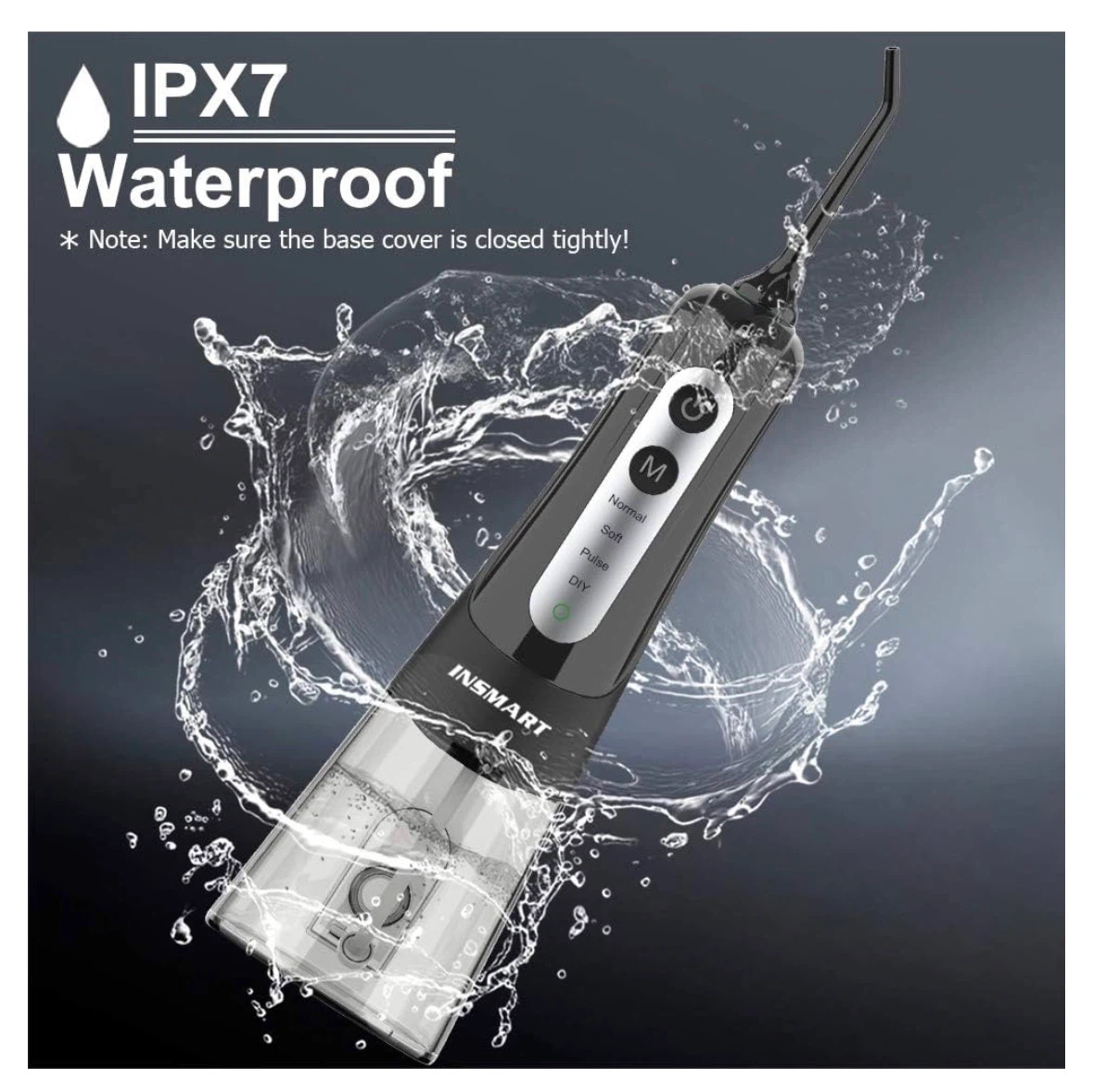 INSMART Water Flosser for Teeth: Cordless Dental Electric - photo 4