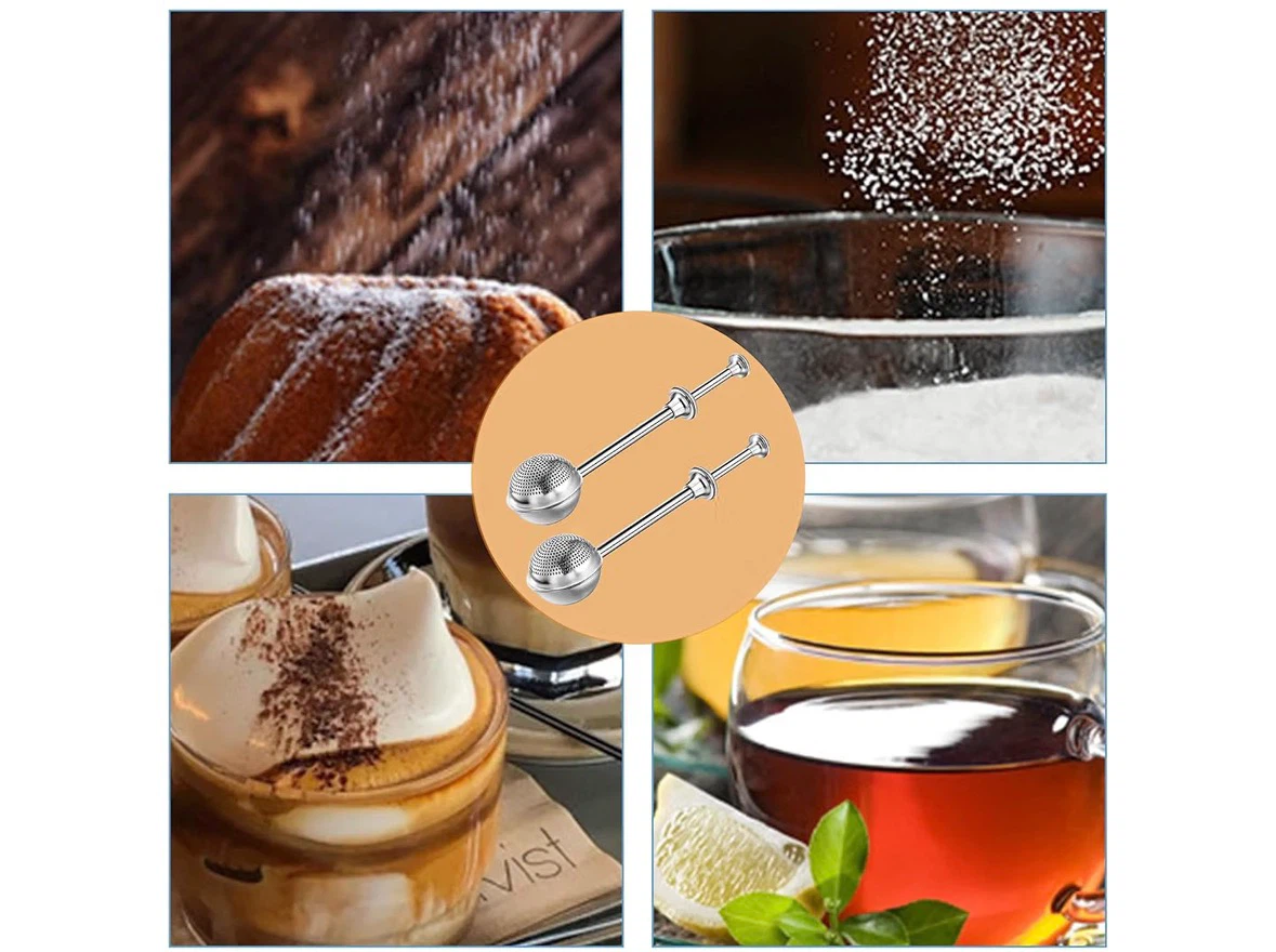 Stainless Steel Flour Sifter and Powdered Sugar Shaker Duster - photo 4