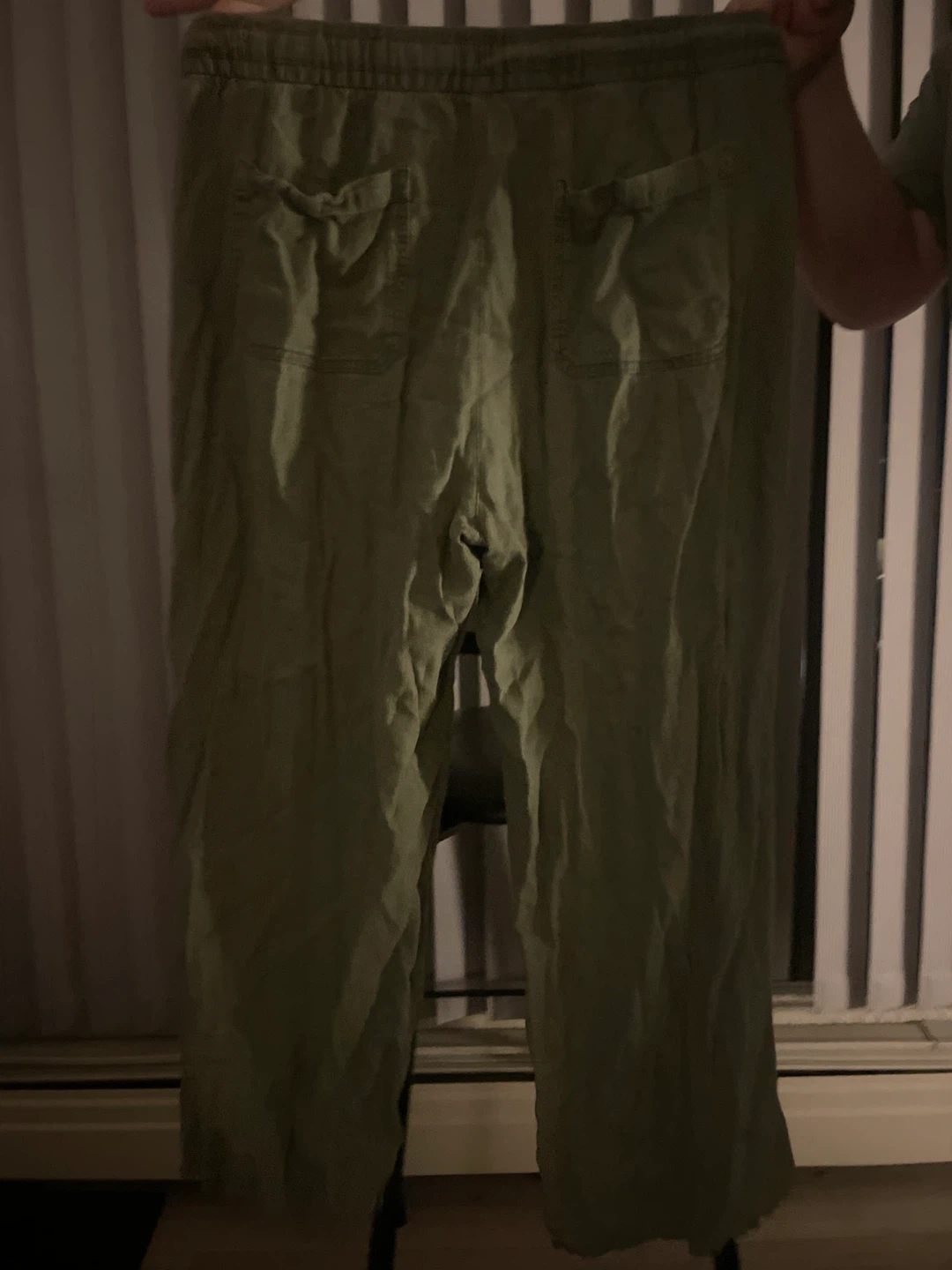 Olive Green Drawstring Pants - photo 2