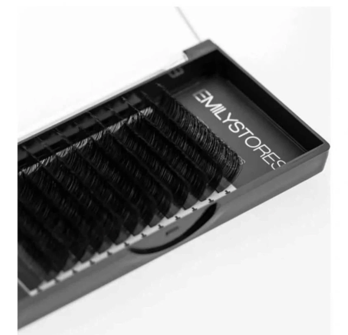 0.05mm Thickness C Curl 1mm Length Lashes Silk Mink Eyelashes