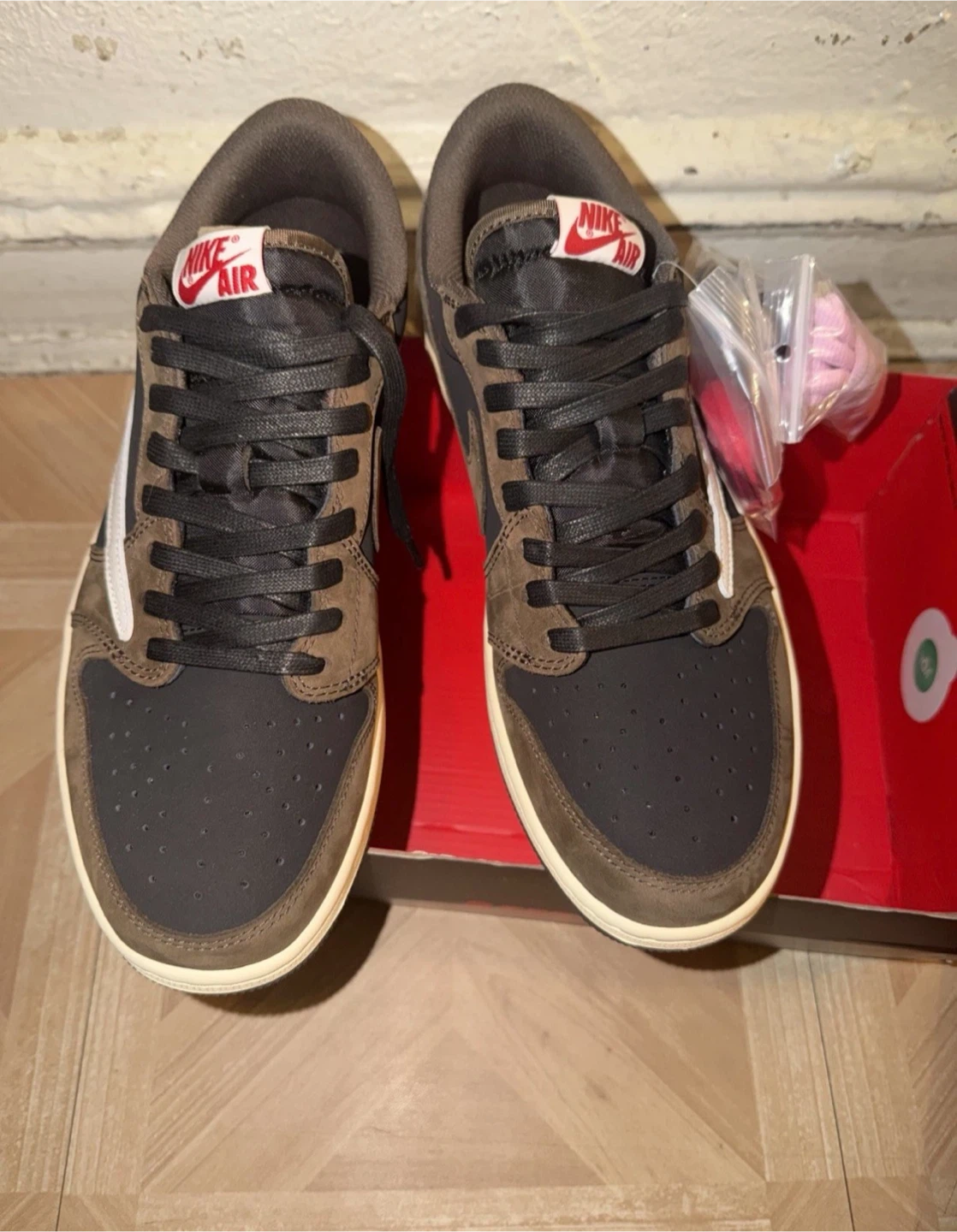 Nike Air Jordan 1 Low Travis Scott Mocha Size 10