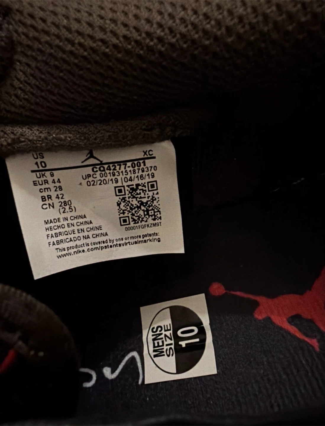 Nike Air Jordan 1 Low Travis Scott Mocha Size 10 - photo 5