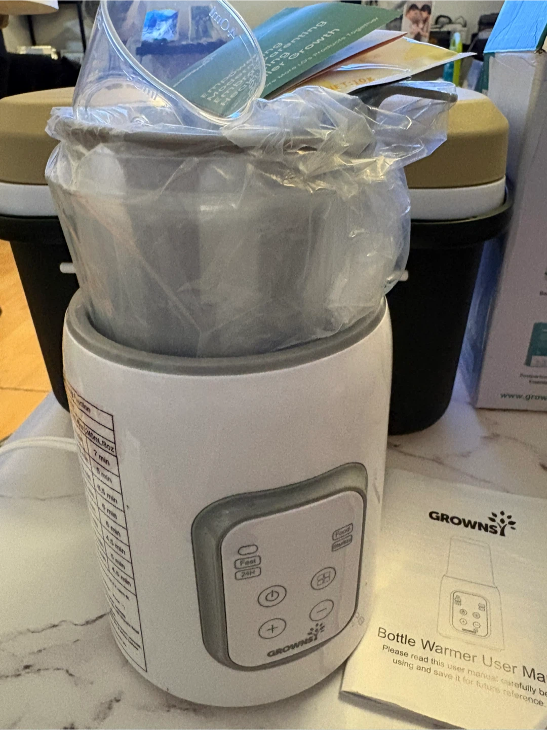 Baby bottle warmer