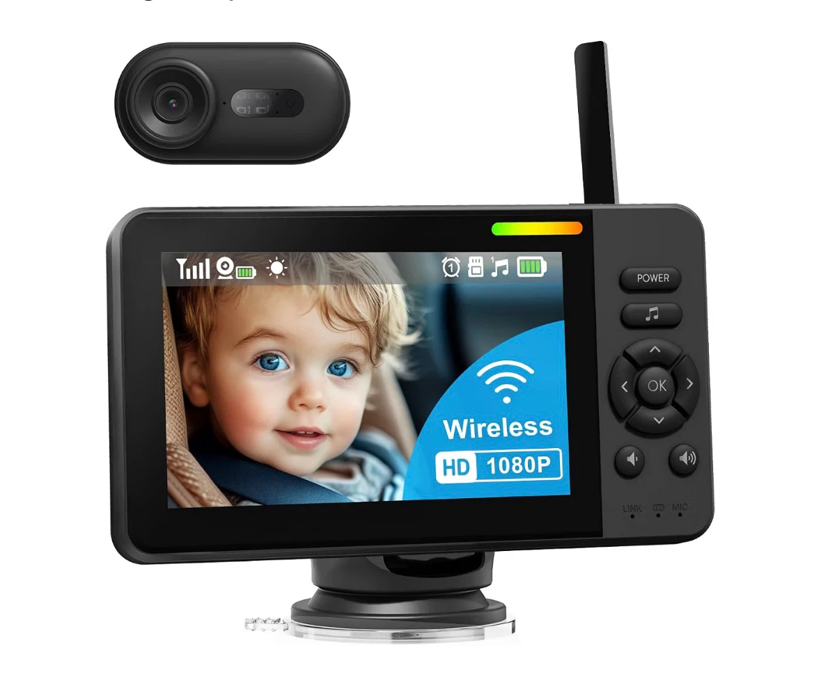 Wireless Car Baby Monitor with 4.3 inch Screen