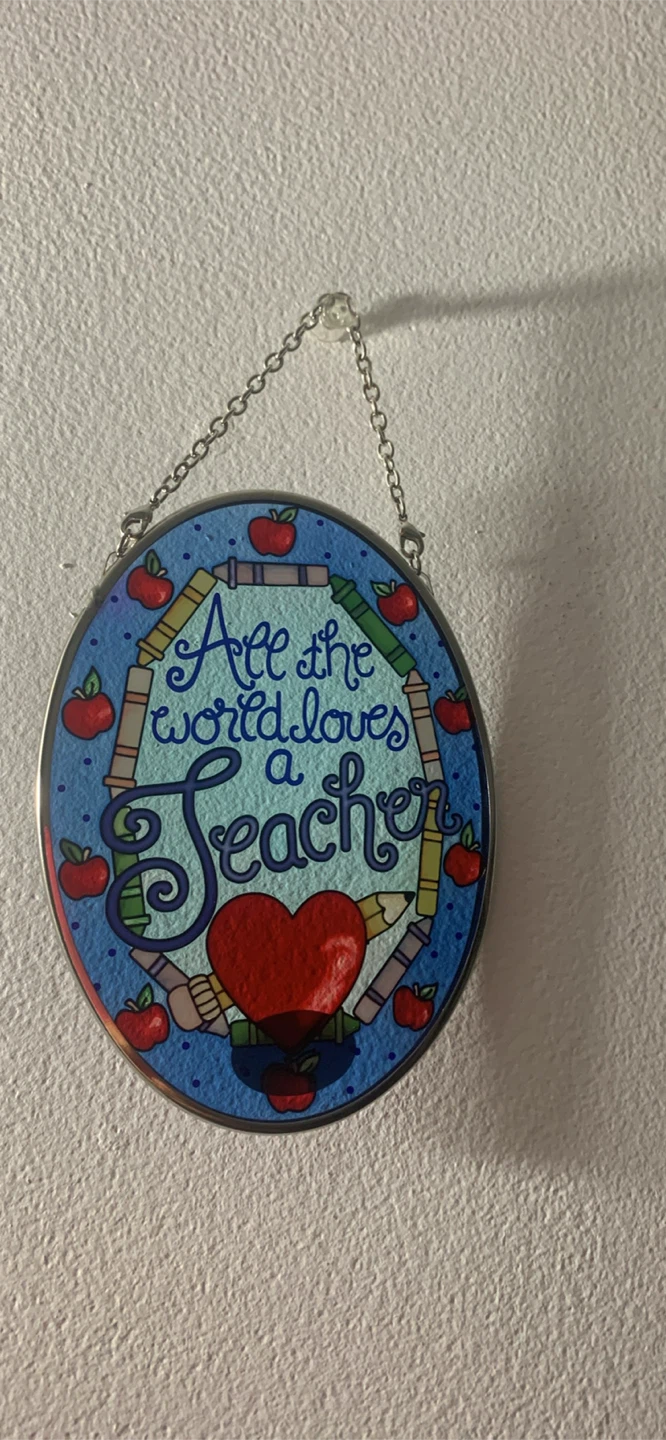 Patterned Journal & Decorative Wall Sign for Teachers - photo 4