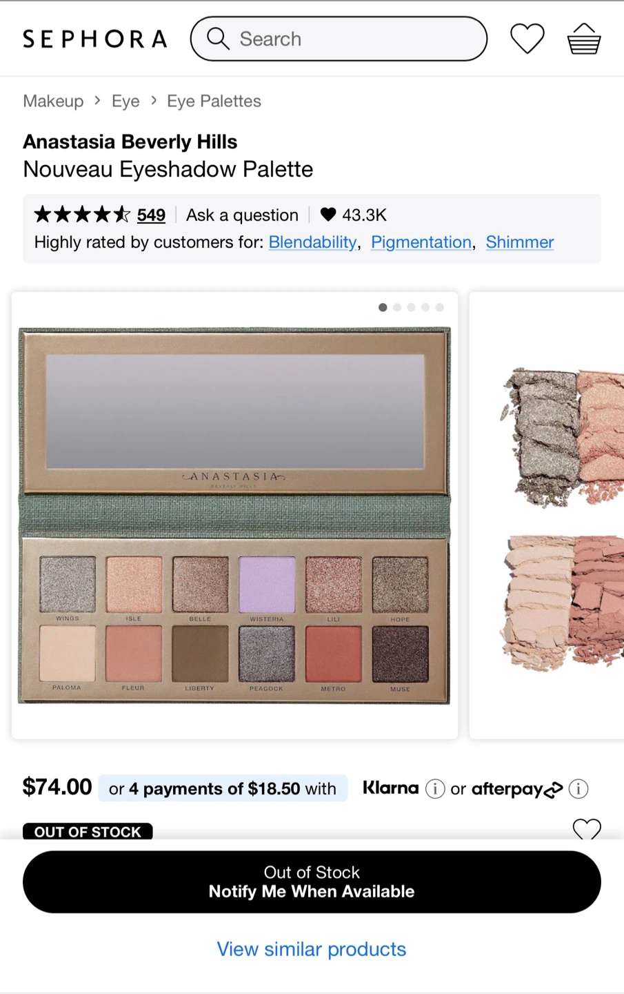 Sephora  Eye Shadow Palette makeup bundle - photo 5