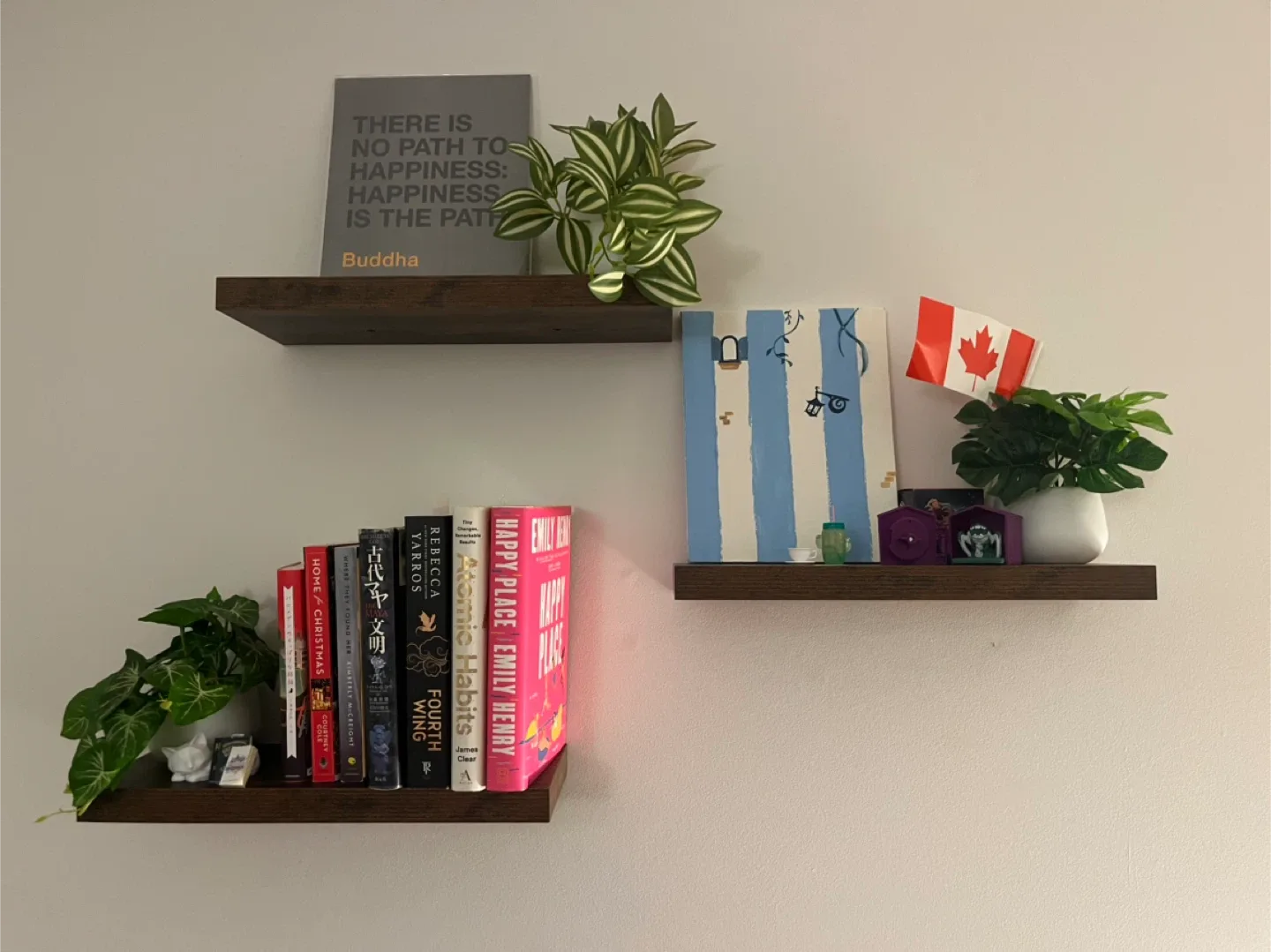 Set of 3 floating shelves