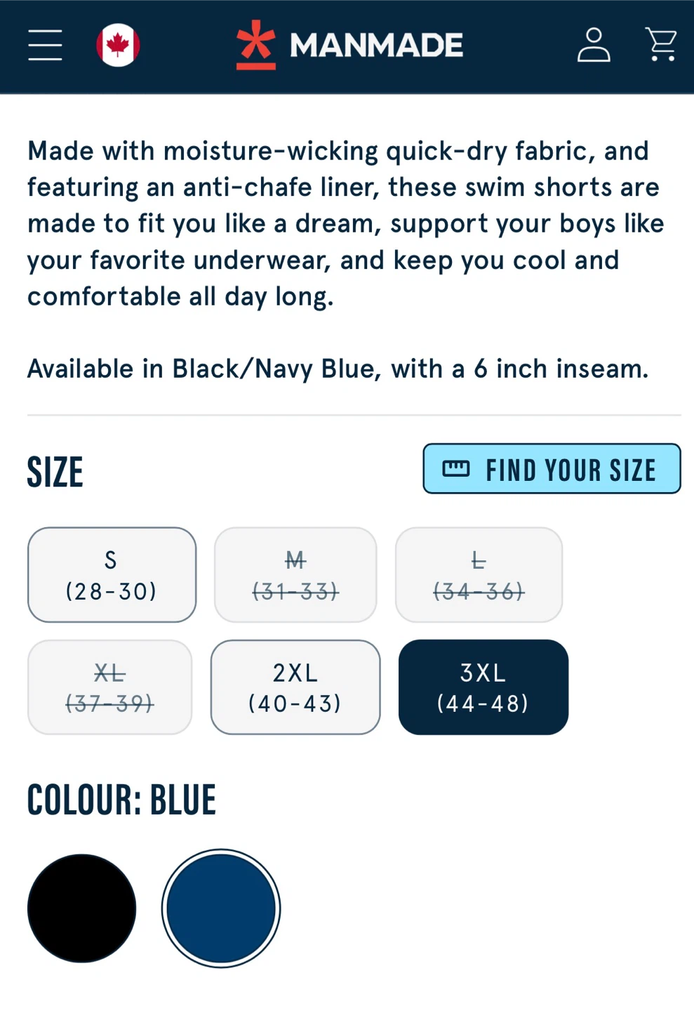 Manmade The Swim Short Navy - photo 4