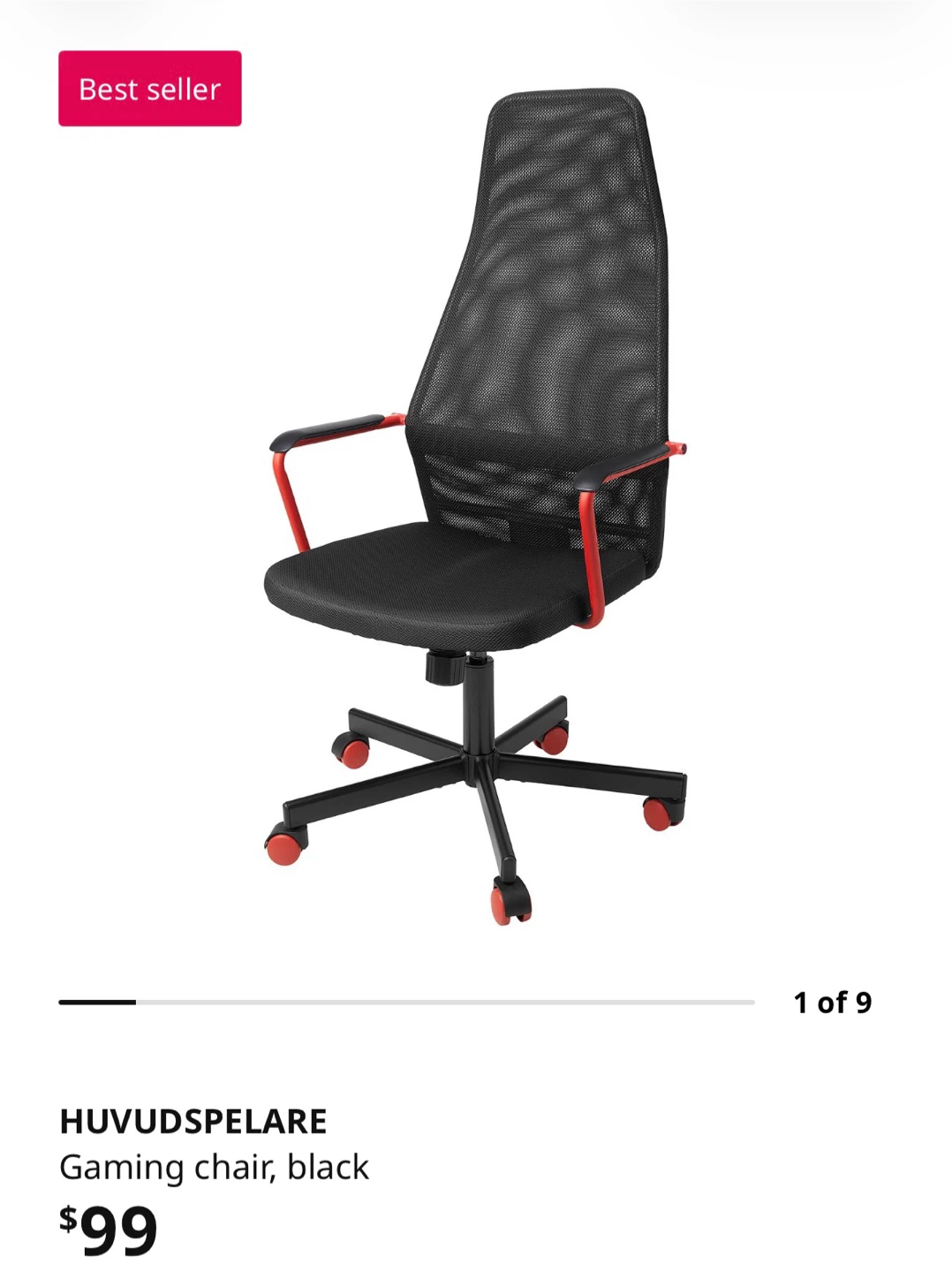 IKEA HUVUDSPELARE Gaming Chair - photo 5