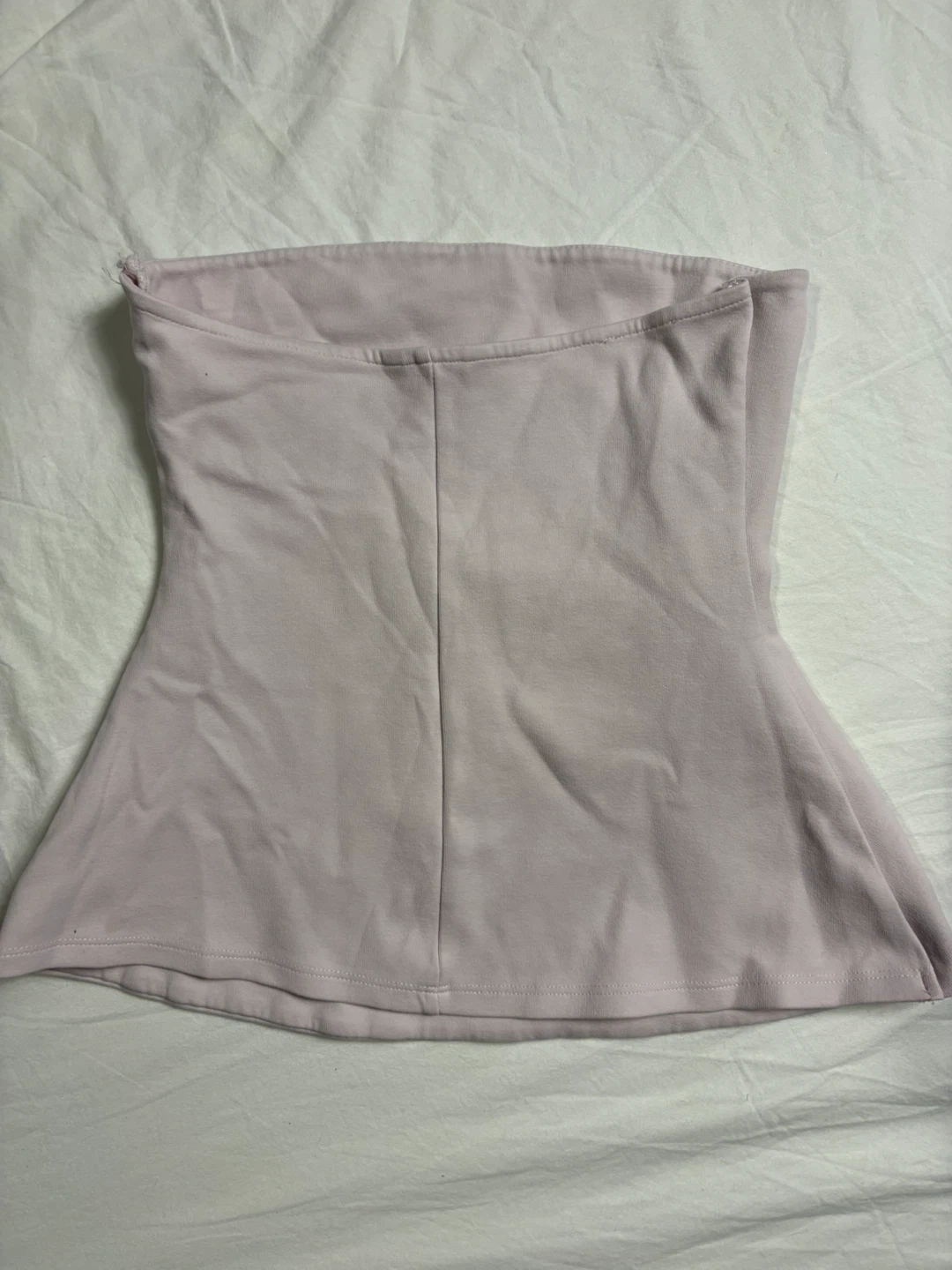 Zara Pale Pink Strapless Tube Top - photo 3