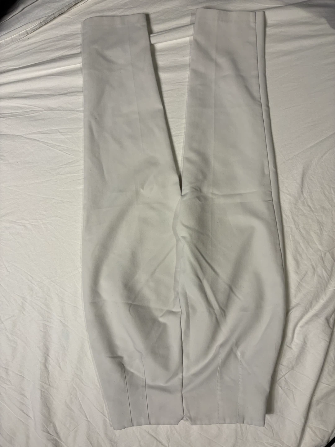 Zara white slim trousers