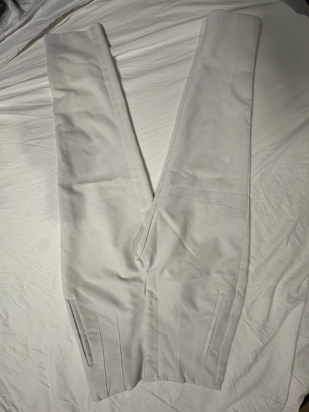 Zara white slim trousers - photo 4