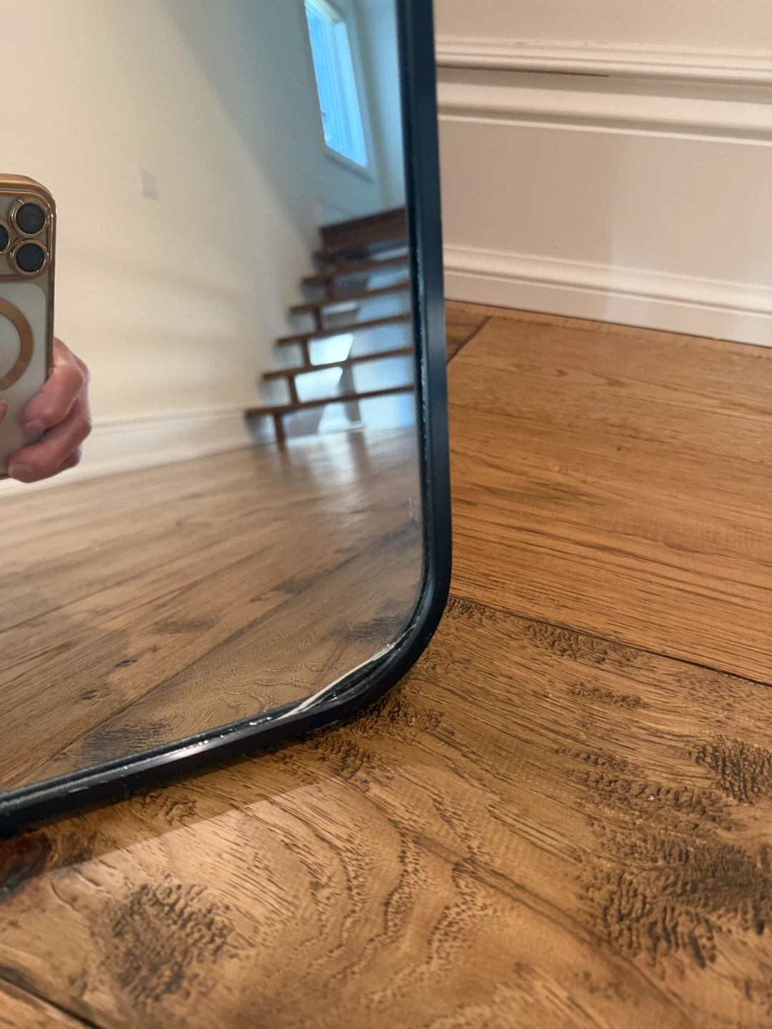 URBAN BARN Full length floor mirror with black frame - photo 5