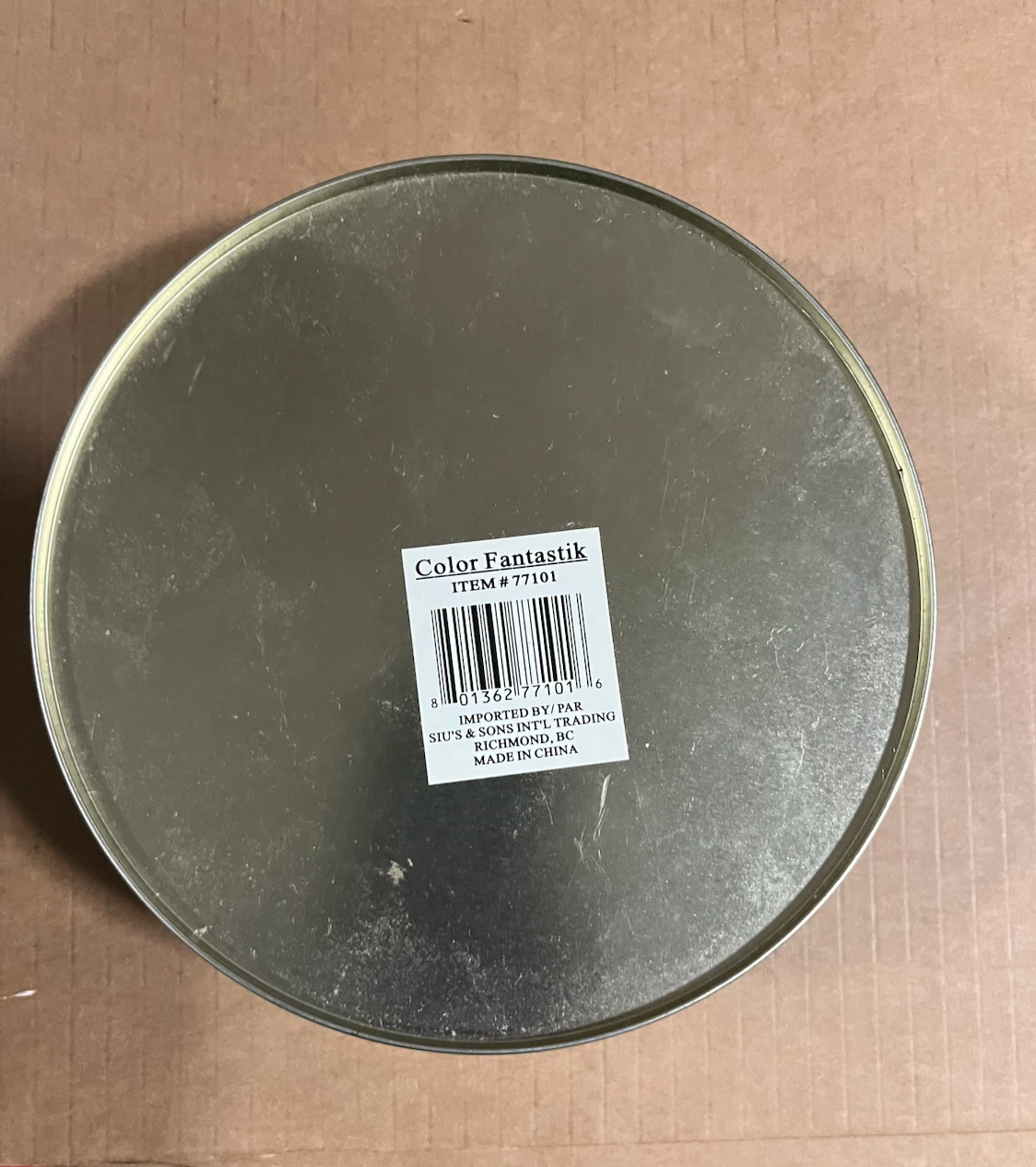 Vintage Round Holiday Tin - photo 3