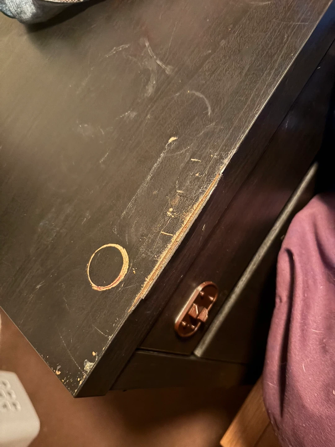 Black desk with storage - photo 2