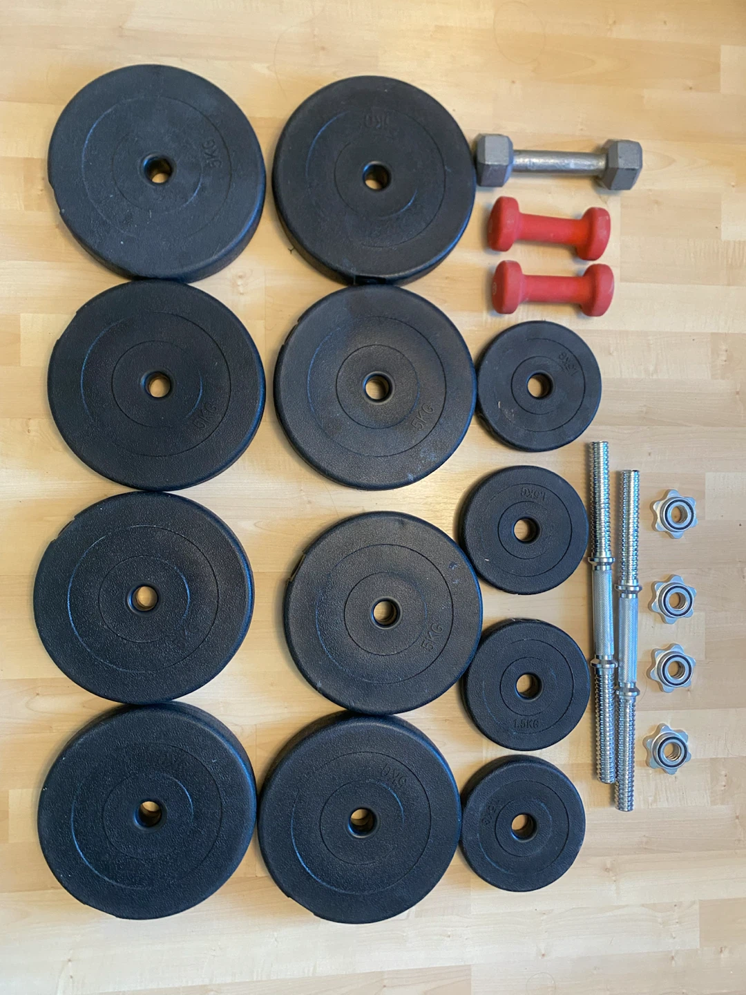 Dumbbell Weights Set with Bars
