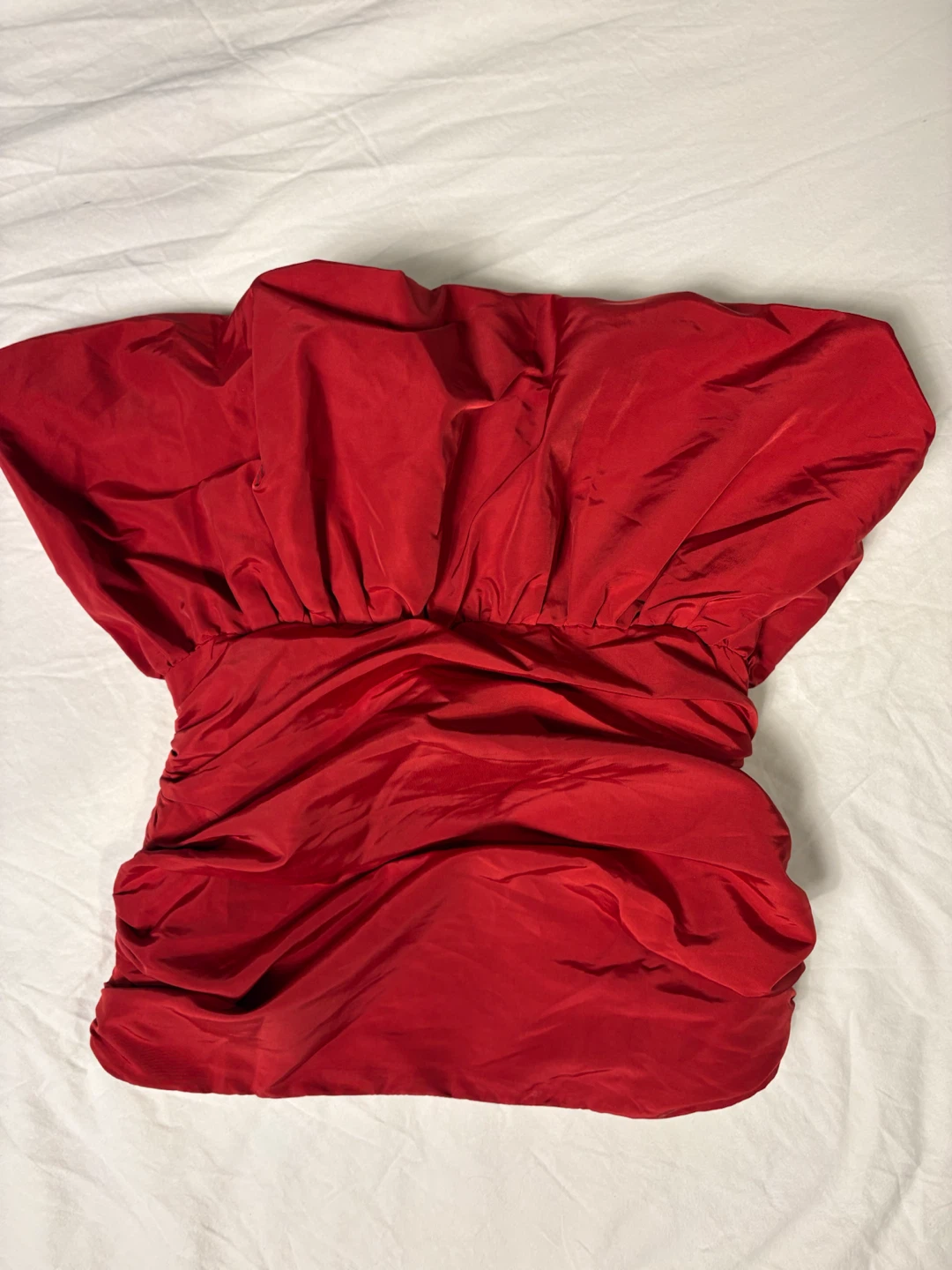 Le Château Red Strapless Top - photo 3