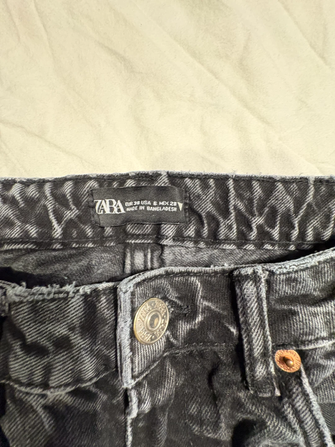 Zara Grey Denim Jeans