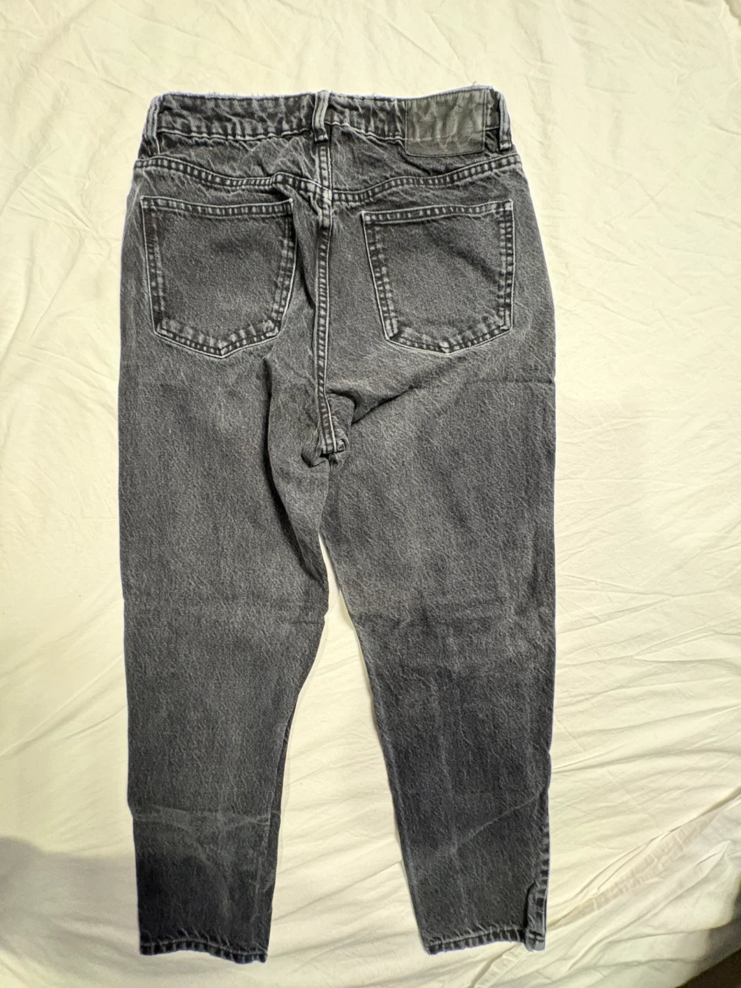 Zara Grey Denim Jeans - photo 2
