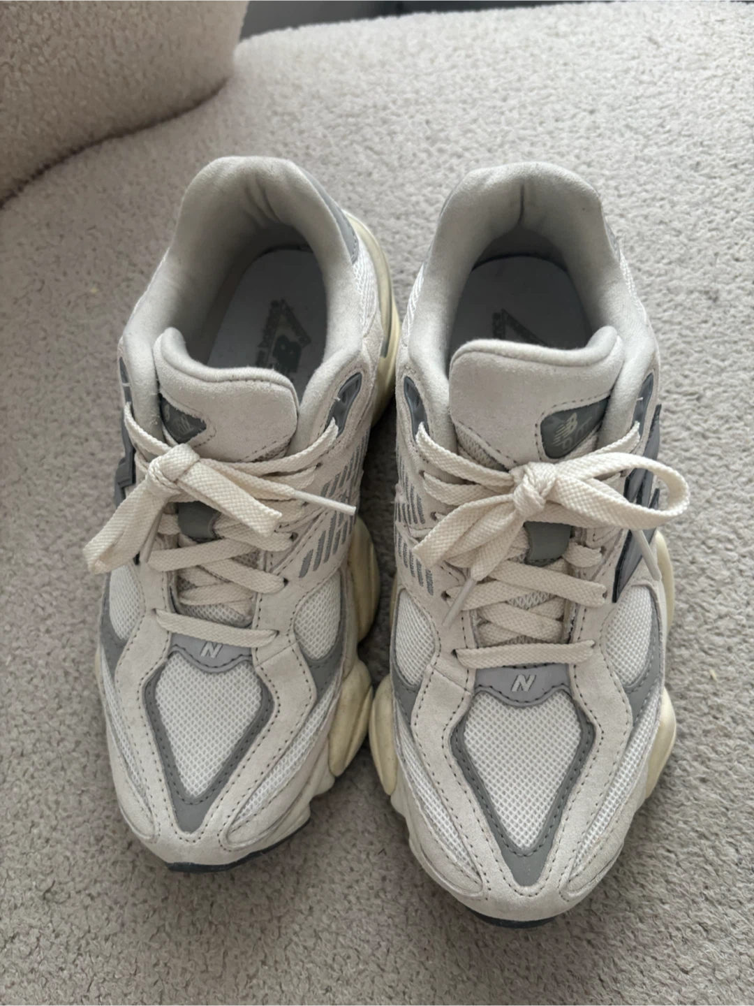 New Balance 9060 Off-White Sneakers size 5.5w