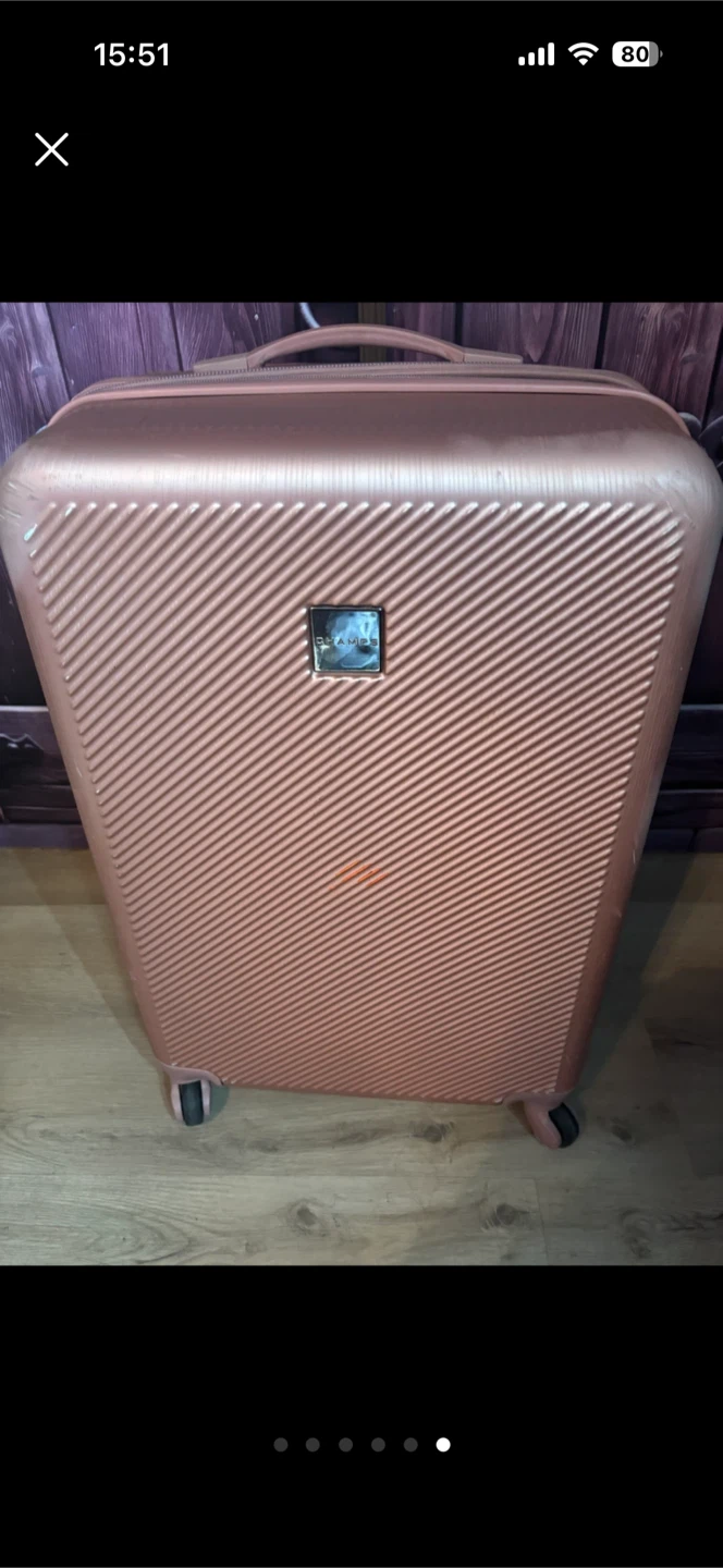 Medium Champs Rose Gold Hardside Spinner Luggage - photo 4