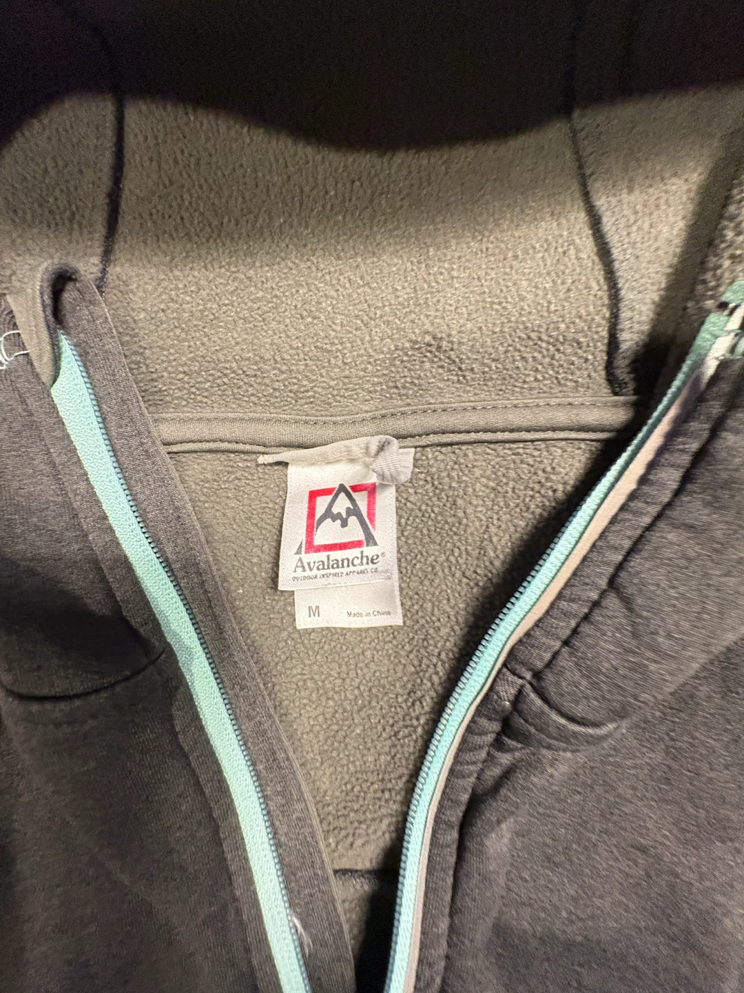 Avalanche Women's Grey Fleece Hoodie