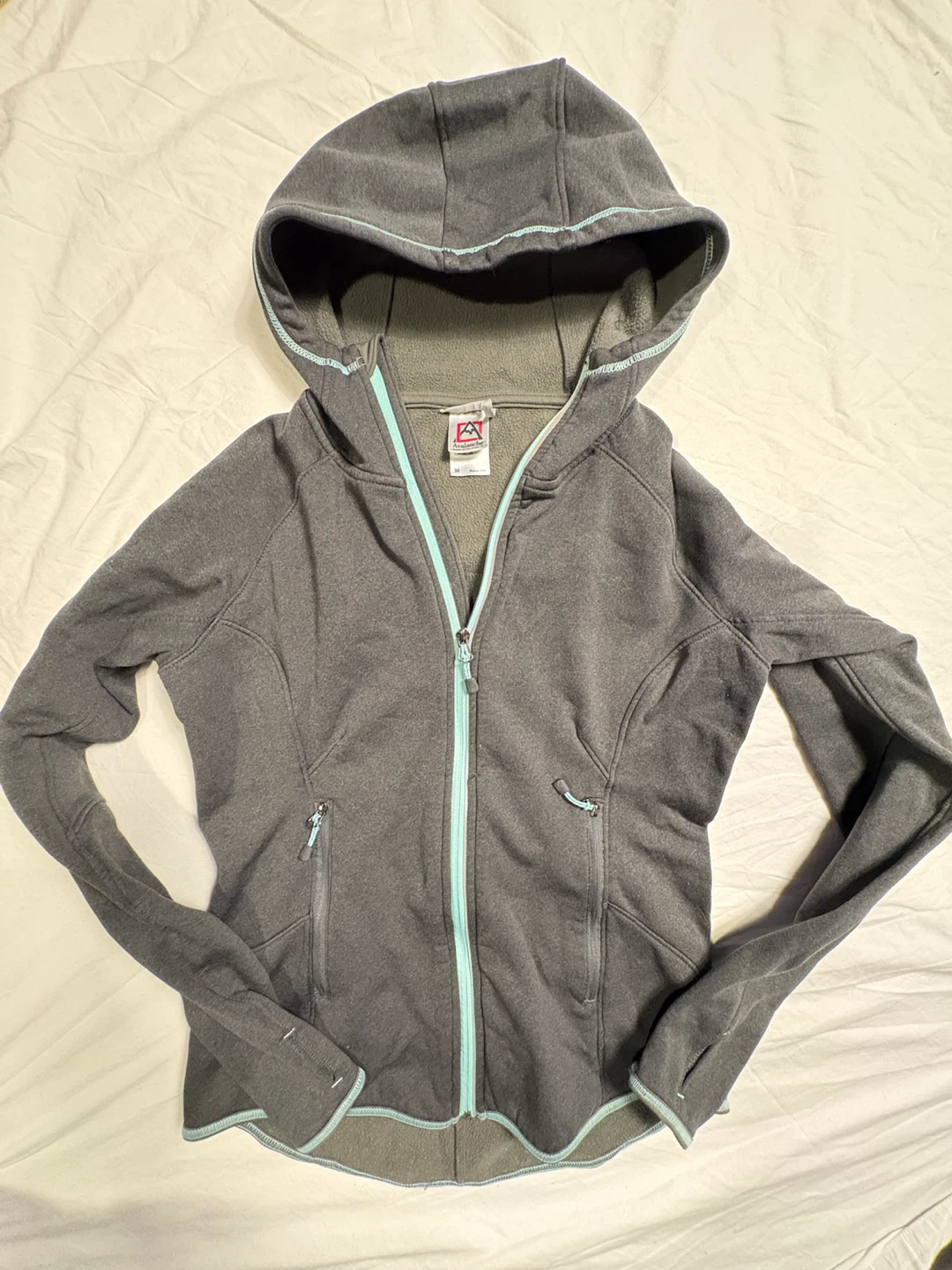 Avalanche Women's Grey Fleece Hoodie - photo 2