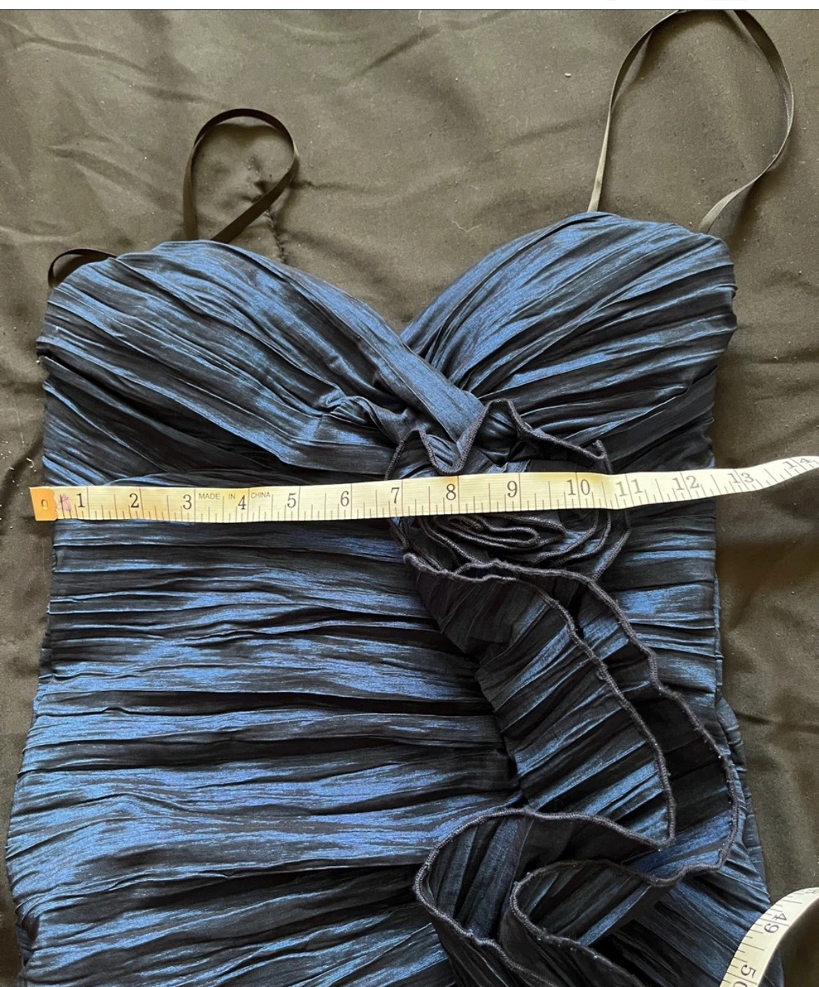 Laura size 2 Navy Blue Strapless Evening Gown - photo 3