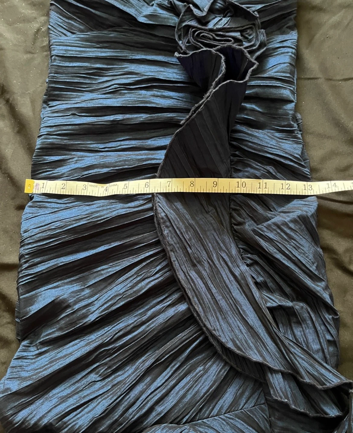 Laura size 2 Navy Blue Strapless Evening Gown - photo 4