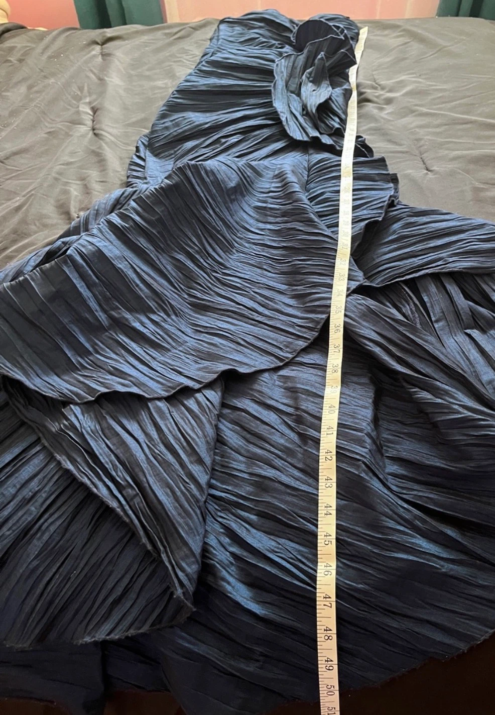 Laura size 2 Navy Blue Strapless Evening Gown - photo 5