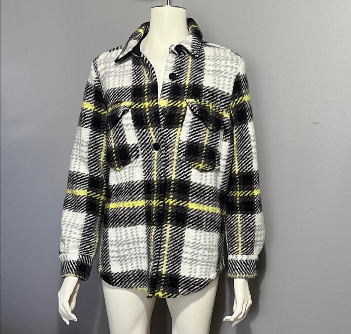 Calvin Klein Jeans Plaid Shacket - Size M