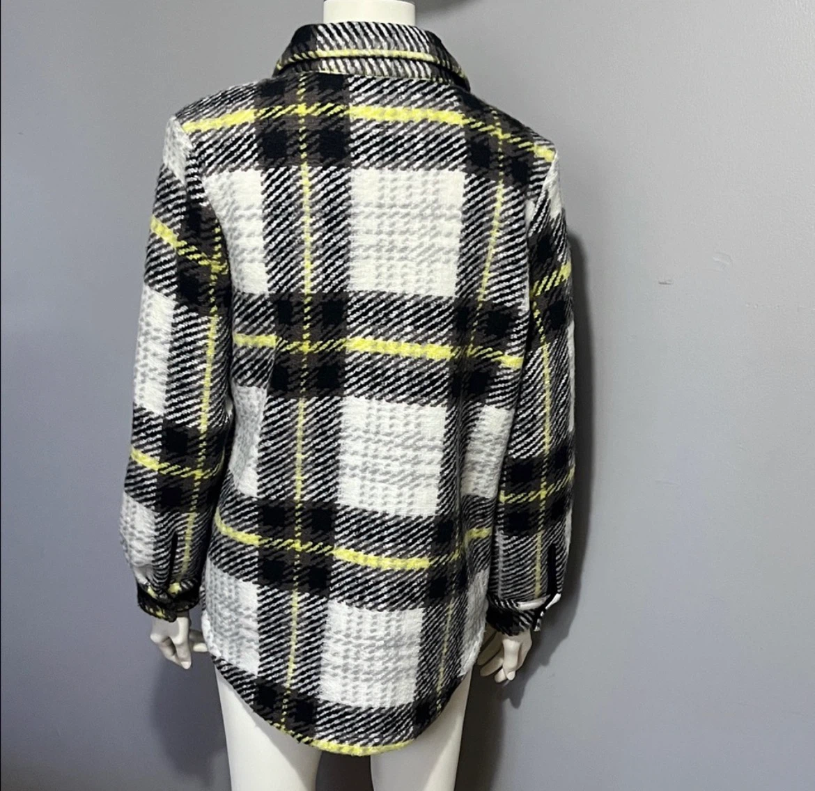 Calvin Klein Jeans Plaid Shacket - Size M - photo 2