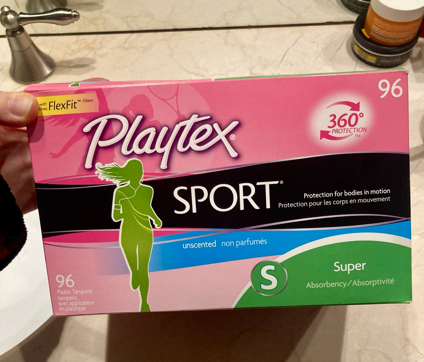 Box of tampons - free!