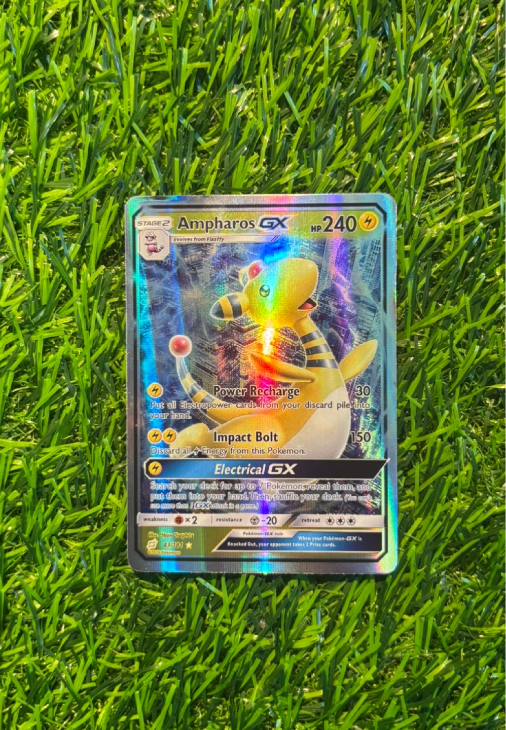 Ampharos GX Pokemon Card