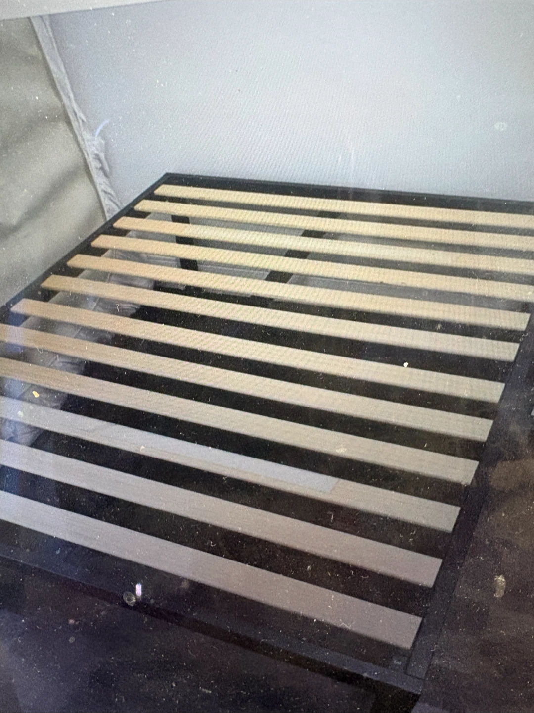 Metal Bed Frame with Slats