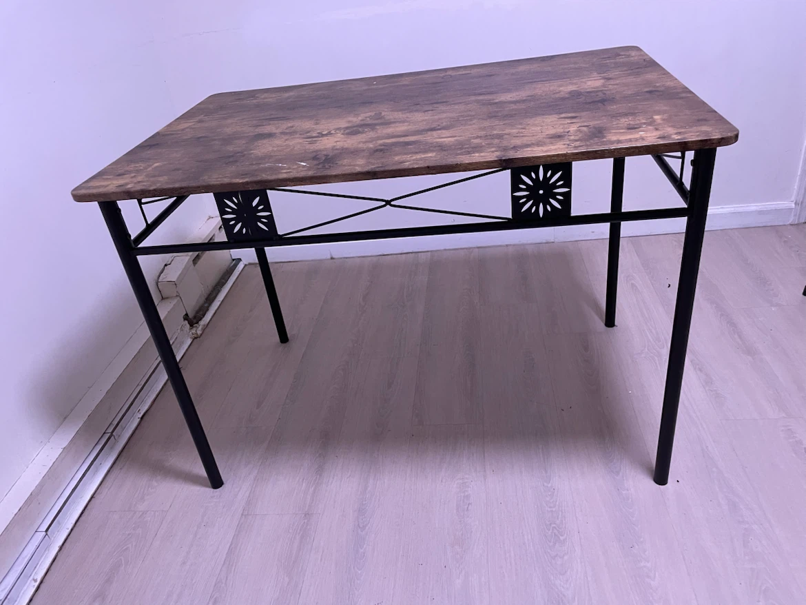 Rustic Industrial Style Dining Table - photo 2