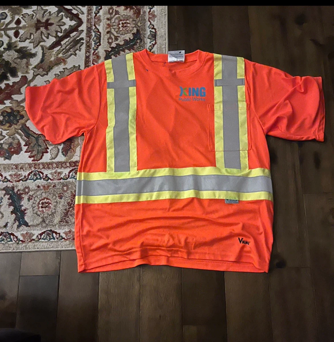 Viking Orange Safety T-Shirt