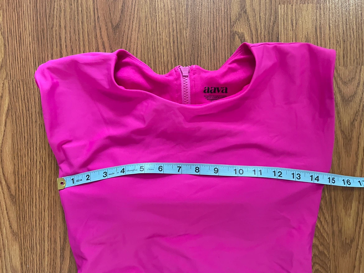 Aava women’s 8 Selena swimsuit, zip-up, pink colourblock - photo 3