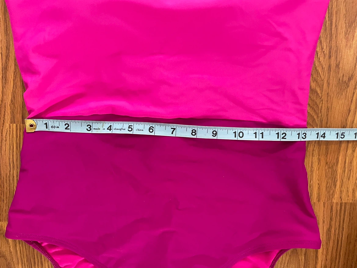 Aava women’s 8 Selena swimsuit, zip-up, pink colourblock - photo 4