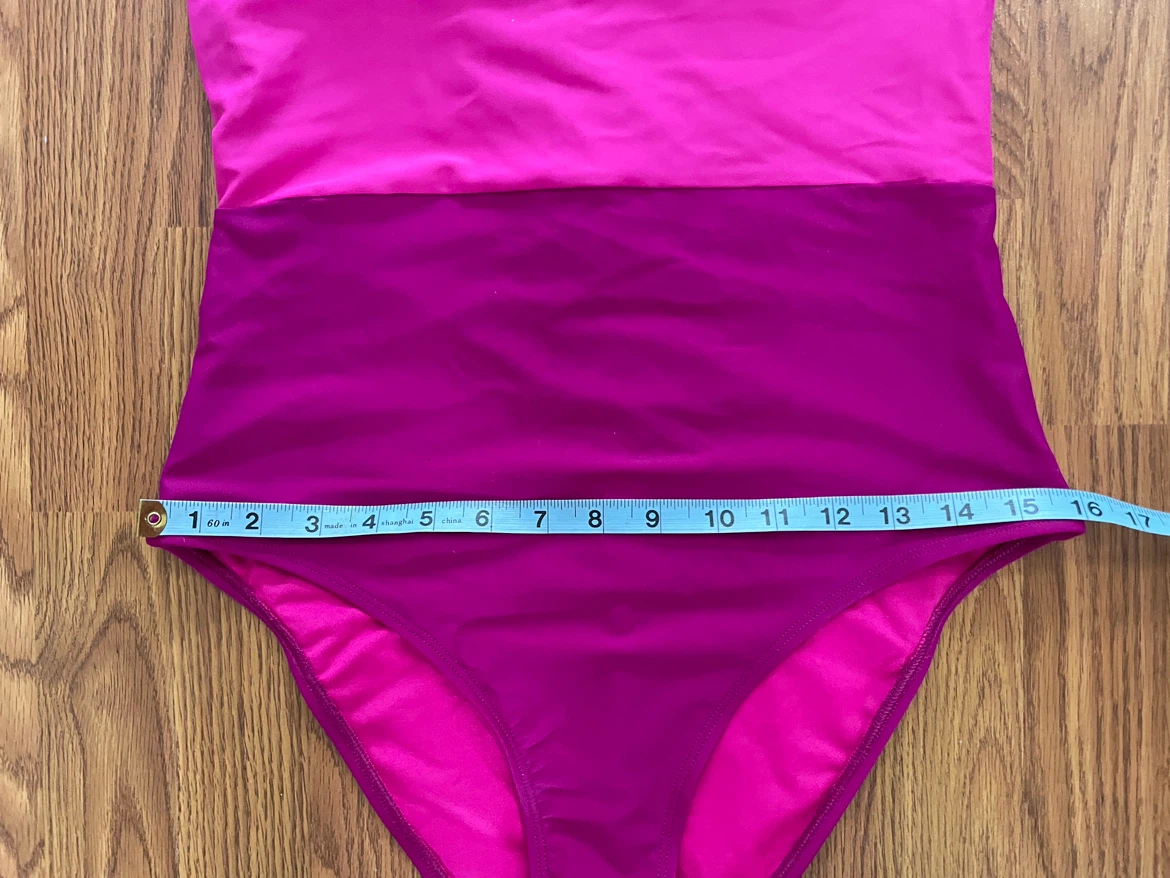 Aava women’s 8 Selena swimsuit, zip-up, pink colourblock - photo 5