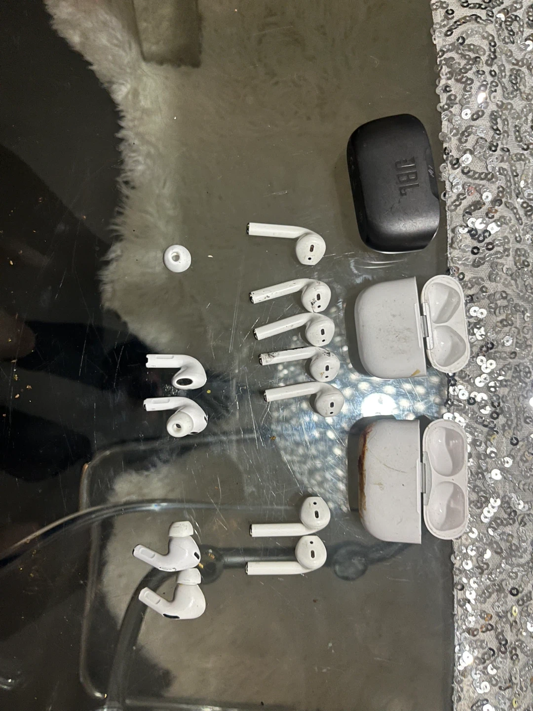 Assorted Wireless Earbuds and Cases