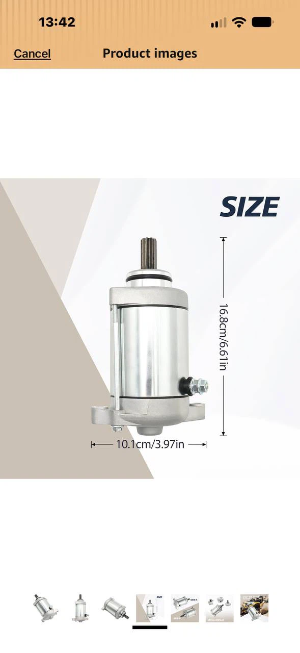 DUZFOREI Starter Motor Assembly for Arctic Cat / Suzuki - photo 4
